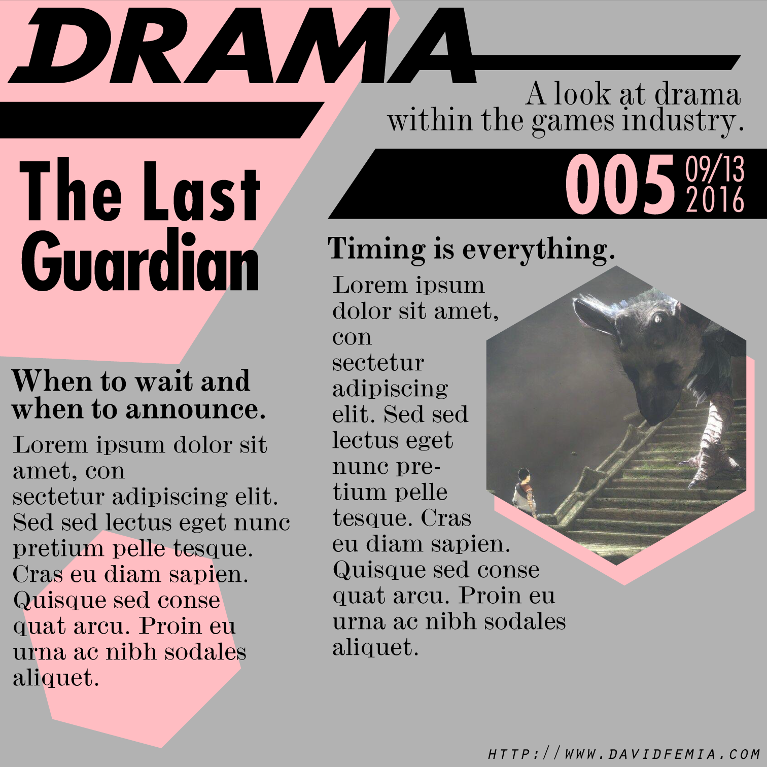 The last Guardian Layout